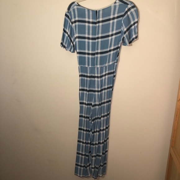 3/$25 🙌🏼 wild fable Plaid Wide Leg Jumpsuit Small - Picture 7 of 8